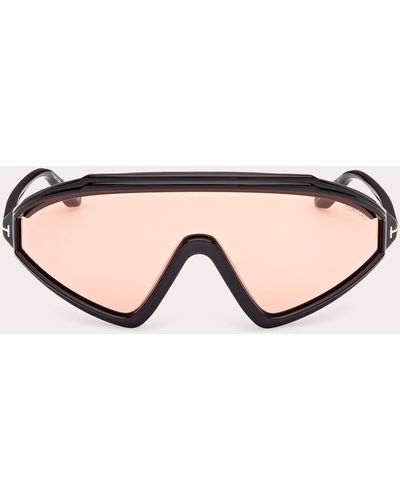 Tom Ford Lorna Shield Sunglasses - Natural
