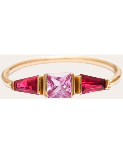 Yi Collection Pink Sapphire And Ruby Lacroix Ring