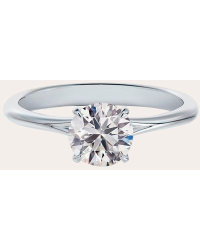 De Beers Forevermark Forevermark Icon Round Engagement Ring - Natural