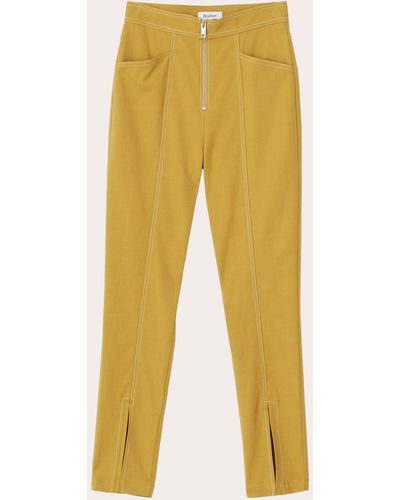 Rodebjer Yvonne Fitted Pants - Yellow