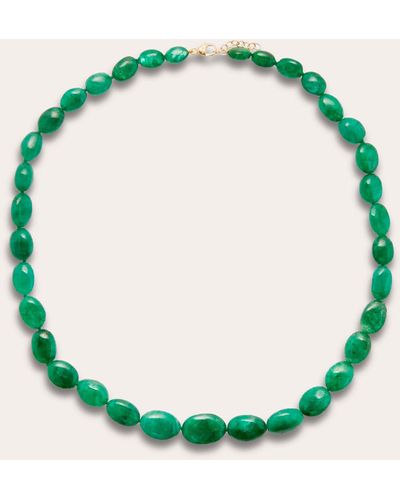 JIA JIA Arizona Emerald Quartz Necklace - Green