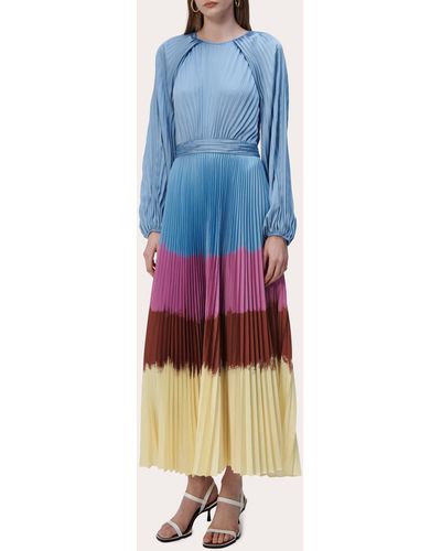Jonathan Simkhai Suzie Dip-dye Midi Dress - Blue