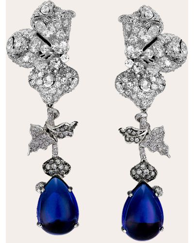 Anabela Chan Convertible Orchid Sapphire Earrings - Multicolor