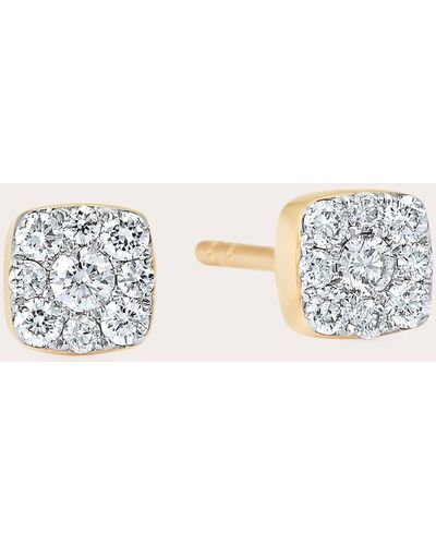 Sara Weinstock Adira Diamond Stud Earrings - Metallic