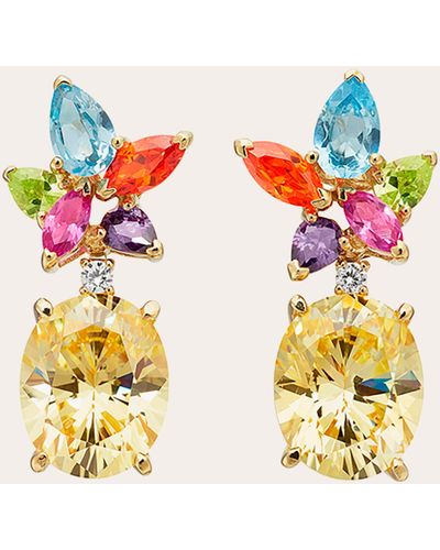 Anabela Chan Rainbow Lily Earrings - Metallic
