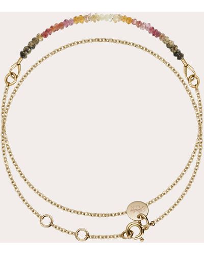 Atelier Paulin Fauve Sapphire Double Tour Bracelet 14k Gold - Natural