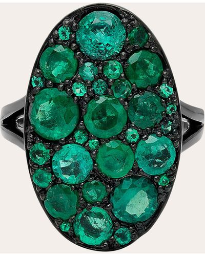 Colette Guillaume Cluster Ring - Green