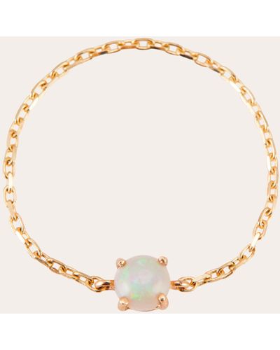 Yi Collection Opal Dot Chain Ring - Natural