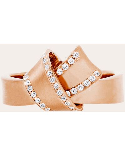 Carelle Knot Diamond Trim Ring - Natural