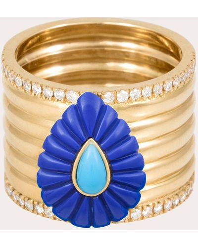 L'Atelier Nawbar Big 102 Ring - Blue