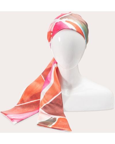 Eugenia Kim Gigi Satin Head Scarf - Pink