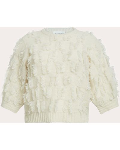 Eleven Six Lucie Fringed Sweater - Natural