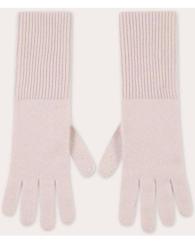 Loop Cashmere Ballet Cashmere Gloves - Pink