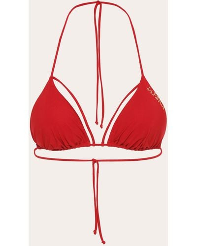 La Perla Women's Iconic Side-tie Bikini Briefs - Red