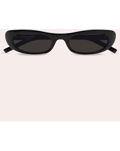 Saint Laurent Shade 53mm Panthos Sunglasses - Black