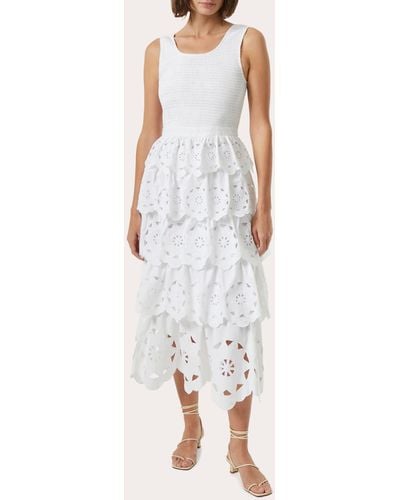 RHODE Nia Midi Dress - White