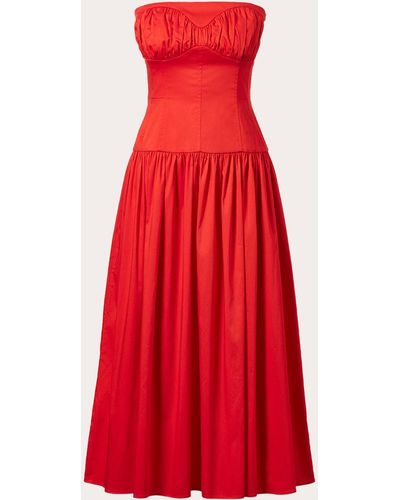 TOVE Lauryn Strapless Dress - Red
