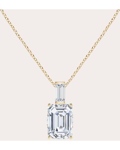 Natori Emerald-cut Diamond Pendant Necklace - Natural