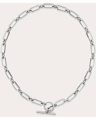 Sheryl Lowe Gwyneth toggle Chain Necklace - Natural