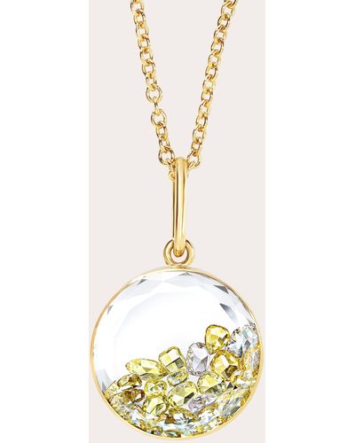 Moritz Glik Diamond Core 12 Pendant Necklace - Metallic