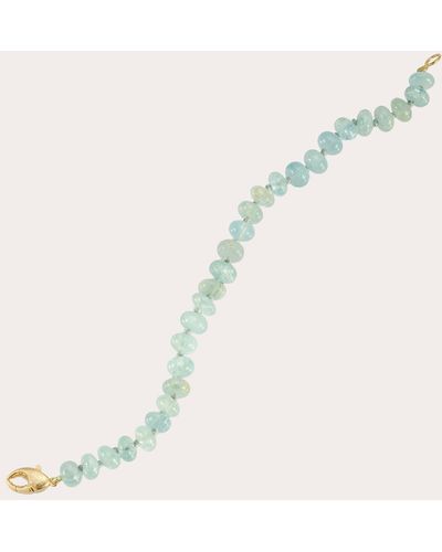 RENNA Aquamarine Beaded Bracelet - Natural