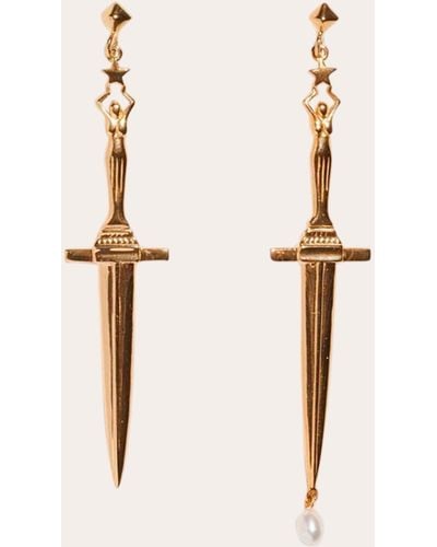 Pamela Love dagger Earrings - Natural