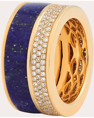 Maison Tjoeng Lapis Lazuli Composition Ring - Blue