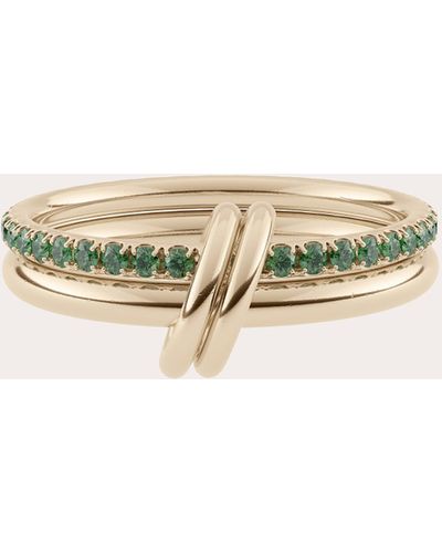 Spinelli Kilcollin Ceres Emerald Linked Ring - Natural
