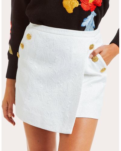 mestiza Teresa Mini Skirt - White