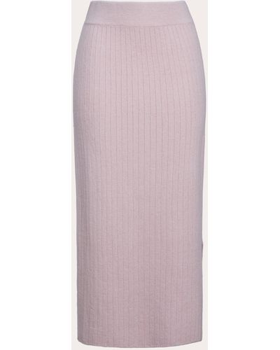 Eleven Six Zoe Ribbed Sweater Skirt - Pink