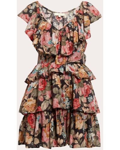 byTiMo Bohemian Ruffle Dress - Multicolor
