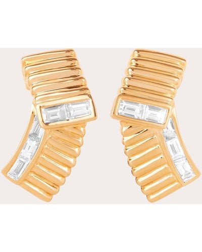 Maison Tjoeng Midnight Adagio Diamond Earrings - Metallic