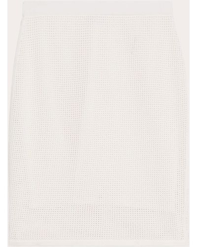 Theory Pointelle Skirt - Natural
