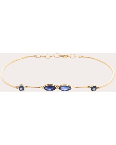 Yi Collection Sapphire Duo Bangle Bracelet - Natural