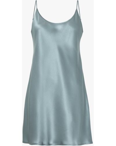 La Perla Women's Short Silk Nightgown - Green