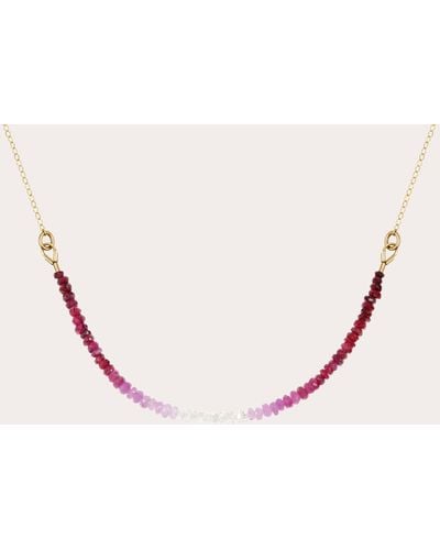 Atelier Paulin Nonza Ruby Necklace - Pink