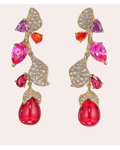 Anabela Chan Women's Ruby Galatea Earrings - Pink