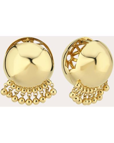 Charms Company Gypsy Ball Stud Earrings - Metallic