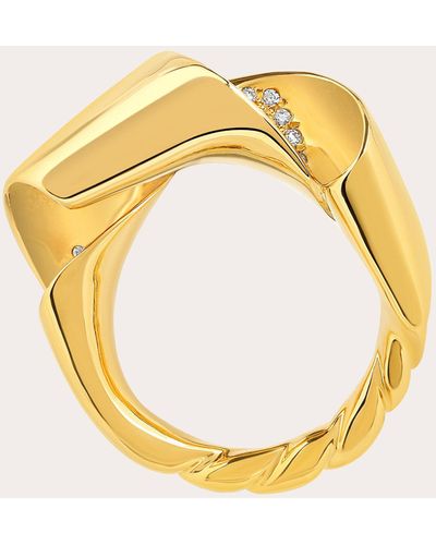 Maison Tjoeng Maar Diamond Ring - Metallic