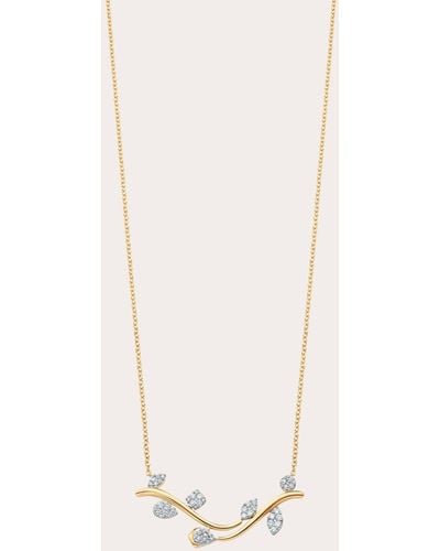 Sara Weinstock Lierre Diamond Reverie Cluster Bar Necklace - White