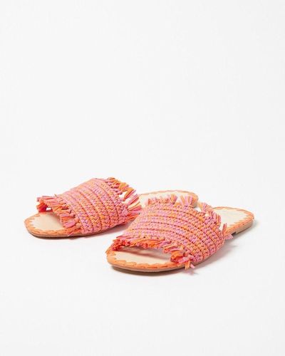 Oliver Bonas Manebi & Pink Melange Sandals