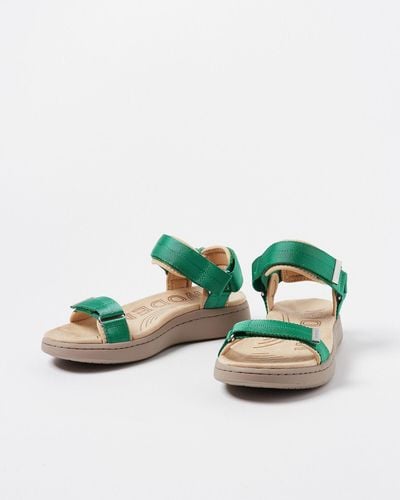 Woden Emerald Sandals, Size Uk 5 - Green