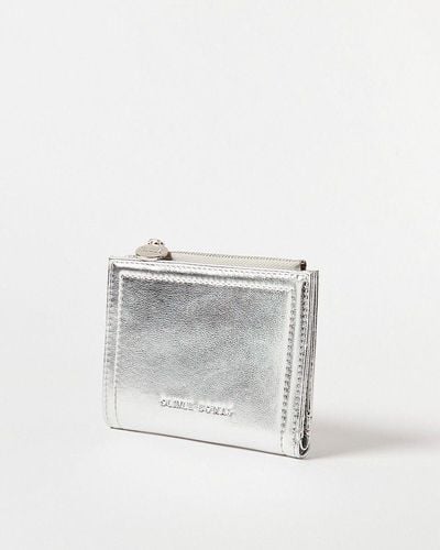 Oliver Bonas Kinley Zipped Wallet - White
