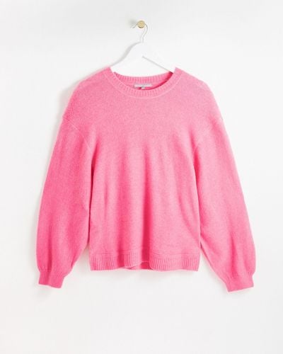 Oliver Bonas Ottoman Knitted Jumper, Size 6 - Pink