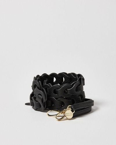 Oliver Bonas Paddie Chain Link Bag Strap - Black