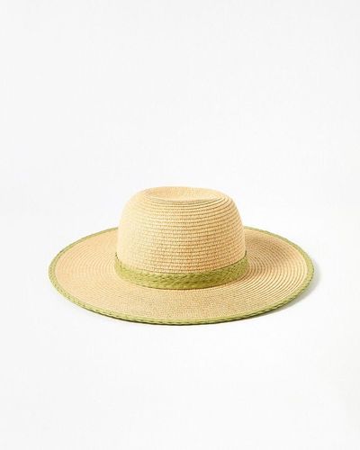 Oliver Bonas Animal Floppy Straw Hat - Natural