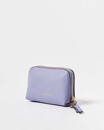 Oliver Bonas Holly Curved Lilac Pouch Mini - Purple