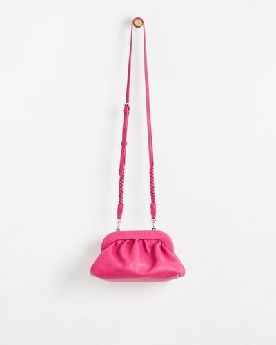 Oliver Bonas Jaylani Puff Clutch Bag - Pink