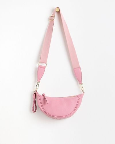 Oliver Bonas Betty Dusty Belt Bag - Pink