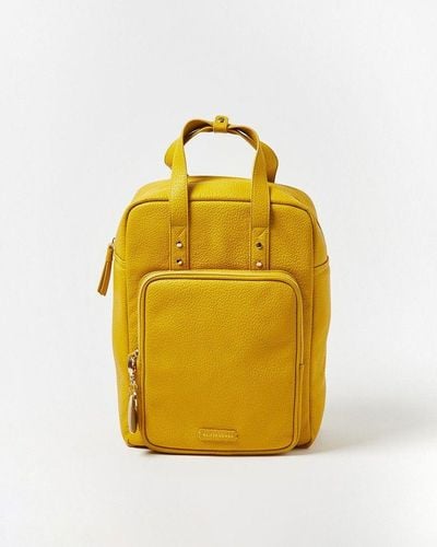 Oliver Bonas Mami Laptop Backpack - Yellow
